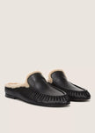 VIN Shearling Loafer Mule