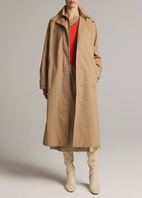 VIN Double Collar Trench Coat