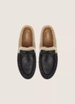 VIN Shearling Loafer Mule