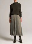 VIN Sheer Pleated Skirt