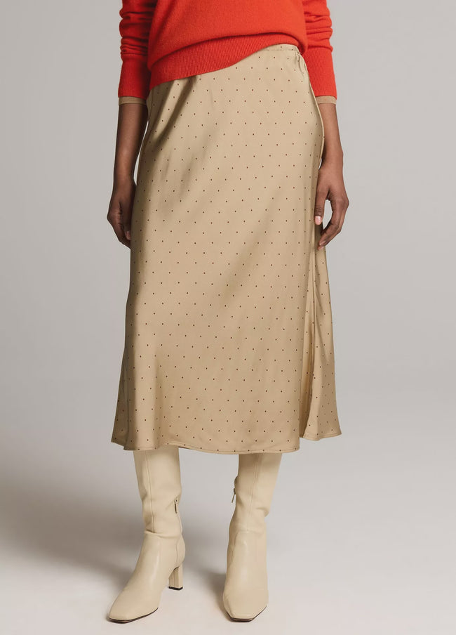 VIN Dotted Slip Skirt