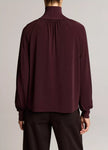 VIN Gathered Turtleneck Top