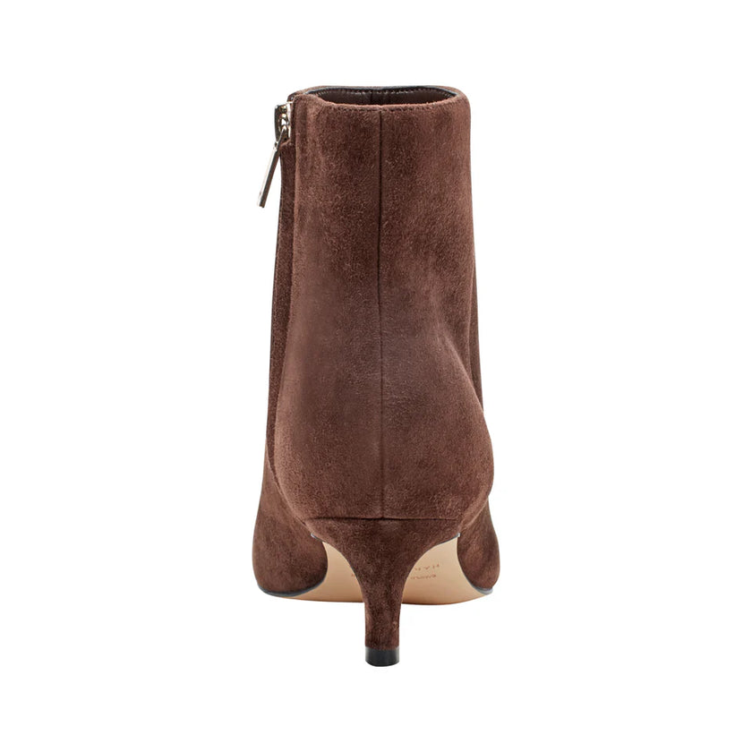 MFI Suede Kitten Heel Bootie