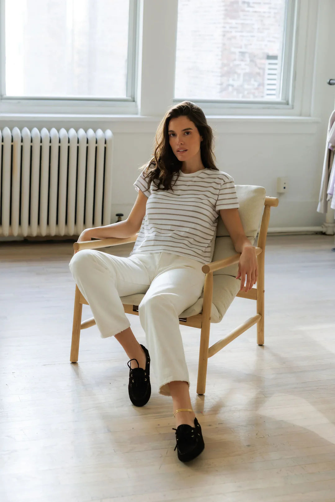 PWT Striped Boxy Crewneck Tee