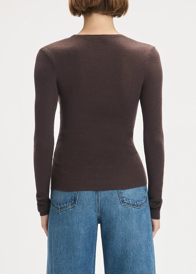 FAV Ribbed Long Sleeve Top