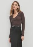 FAV Ribbed Long Sleeve Top