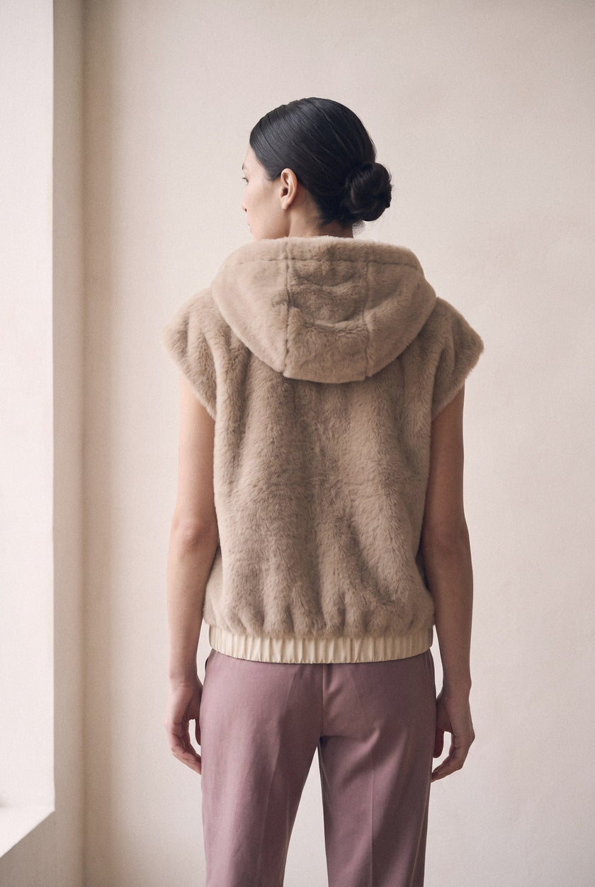 FRI Reversible Fur Vest