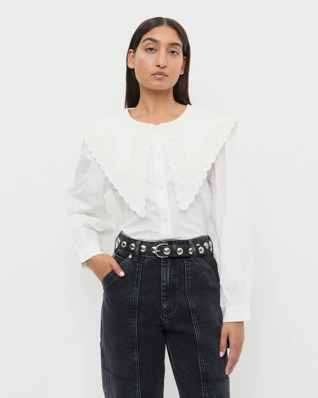 LOF Leather Studded Belt