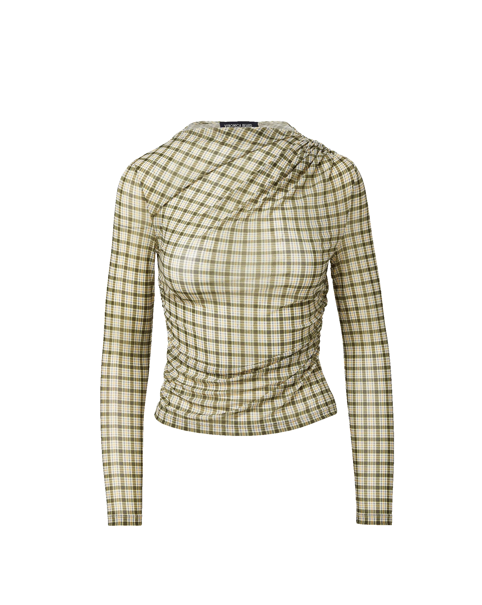 VER Sheer Checkered Top