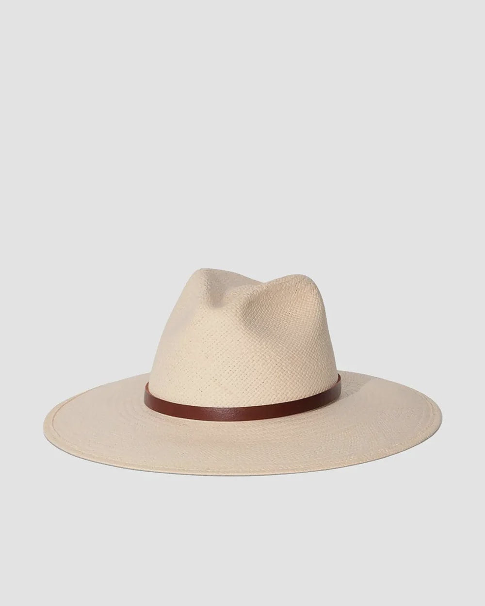 JL Packable Leather Trim Hat