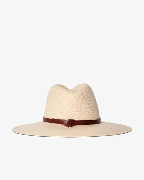 JL Packable Leather Trim Hat