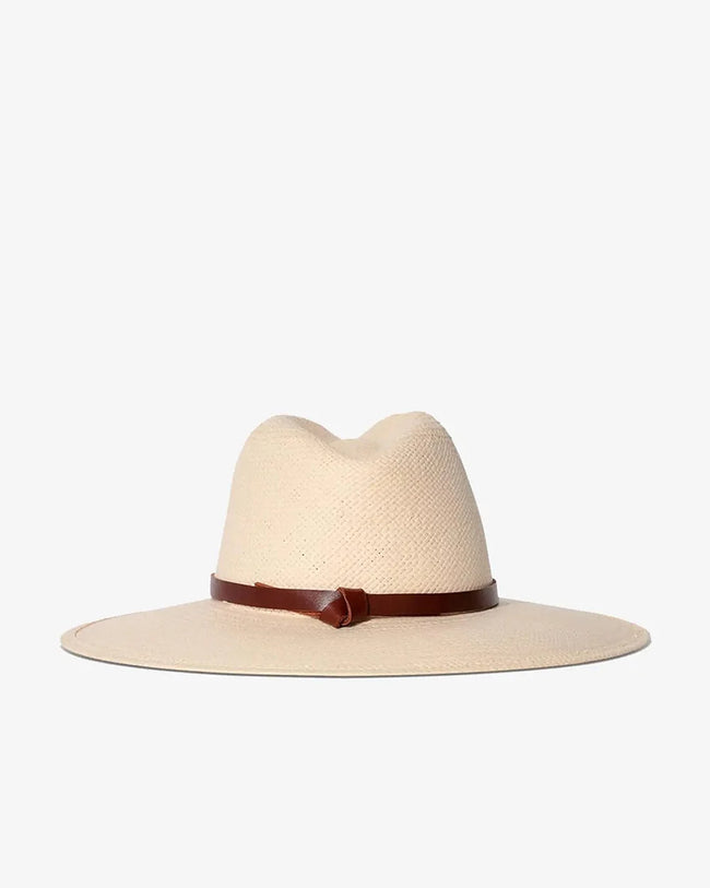 JL Packable Leather Trim Hat