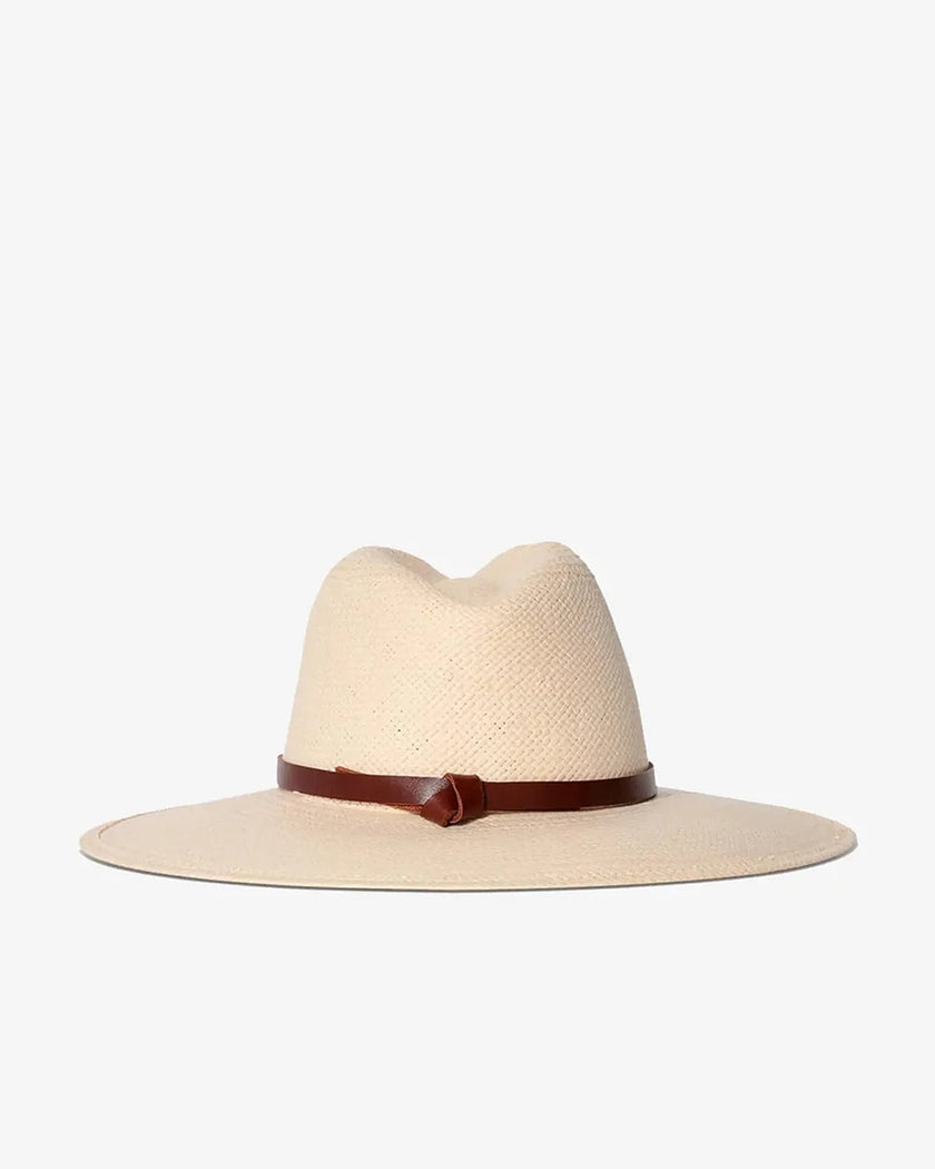 JL Packable Leather Trim Hat