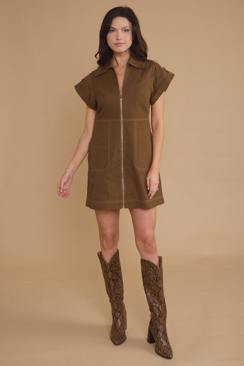 TL Canvas Utility Dress
