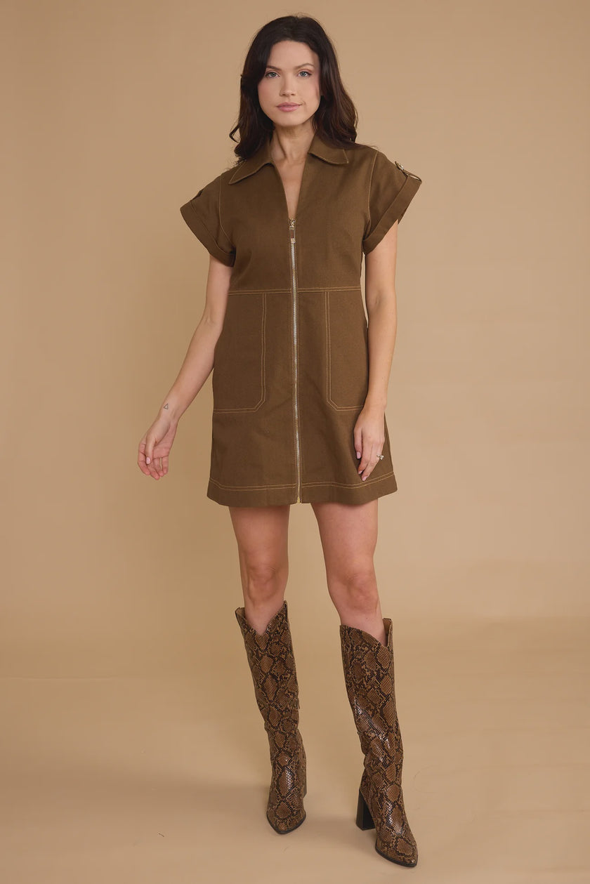 TL Canvas Utility Dress