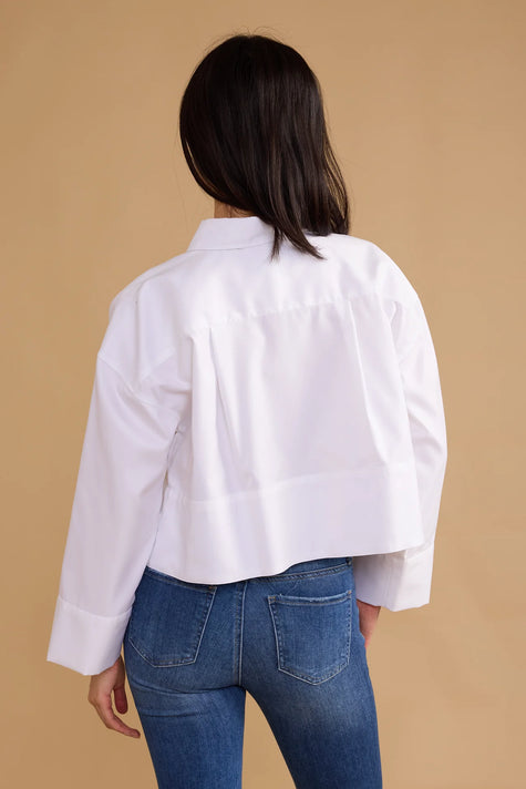 TL Cropped Buttondown Shirt