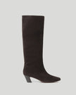 LOF Tall Kick Heel Suede Boot