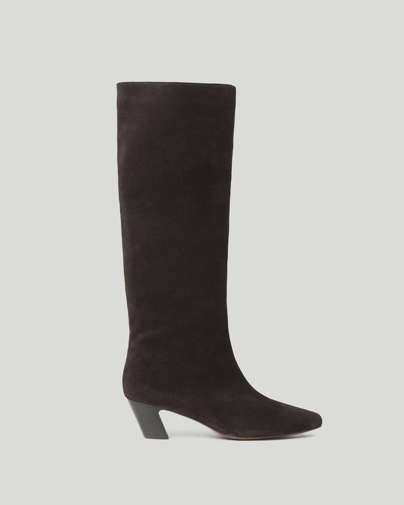 LOF Tall Kick Heel Suede Boot