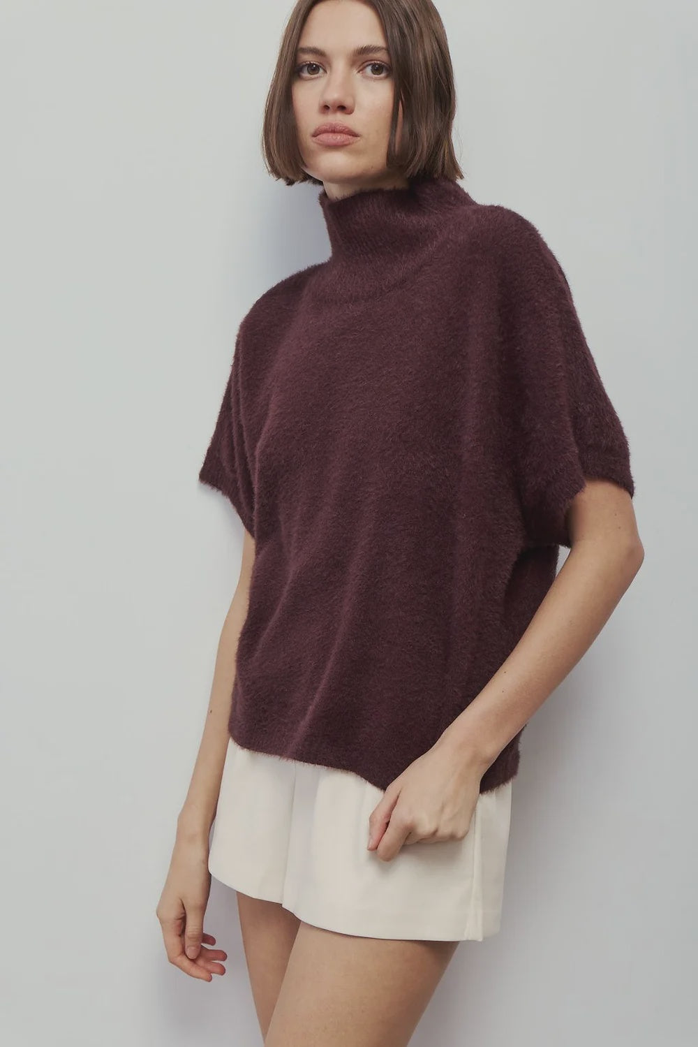 MN Mock Dolman Sweater