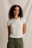 PWT Ribbed Button Up Tee