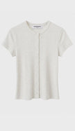 PWT Ribbed Button Up Tee