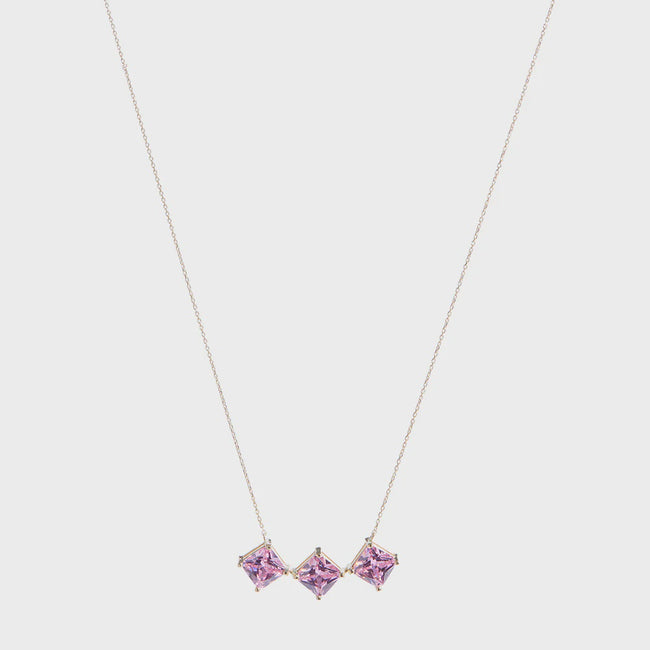 NR Pat Necklace Pink