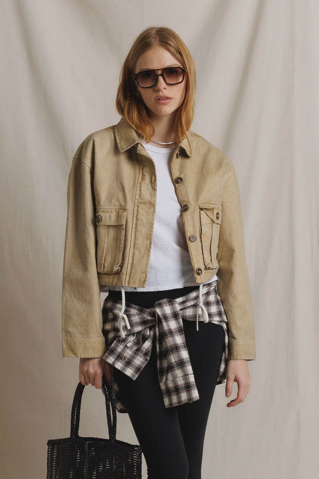 PWT Cropped Utility Jacket