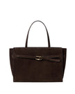 LOF Suede Structured Tote