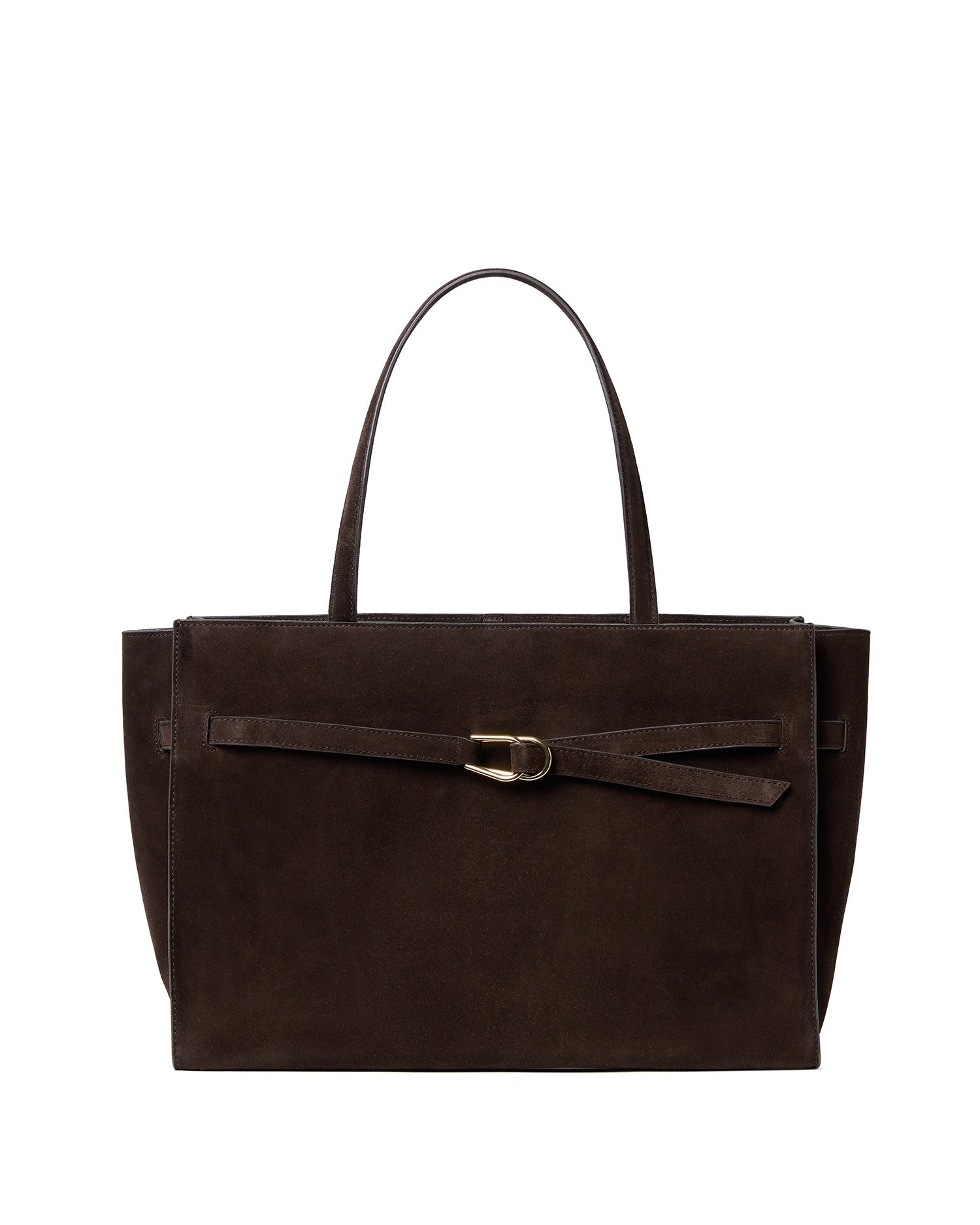 LOF Suede Structured Tote