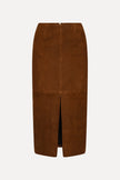 ROT Suede Pencil Skirt