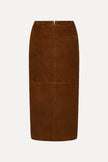 ROT Suede Pencil Skirt