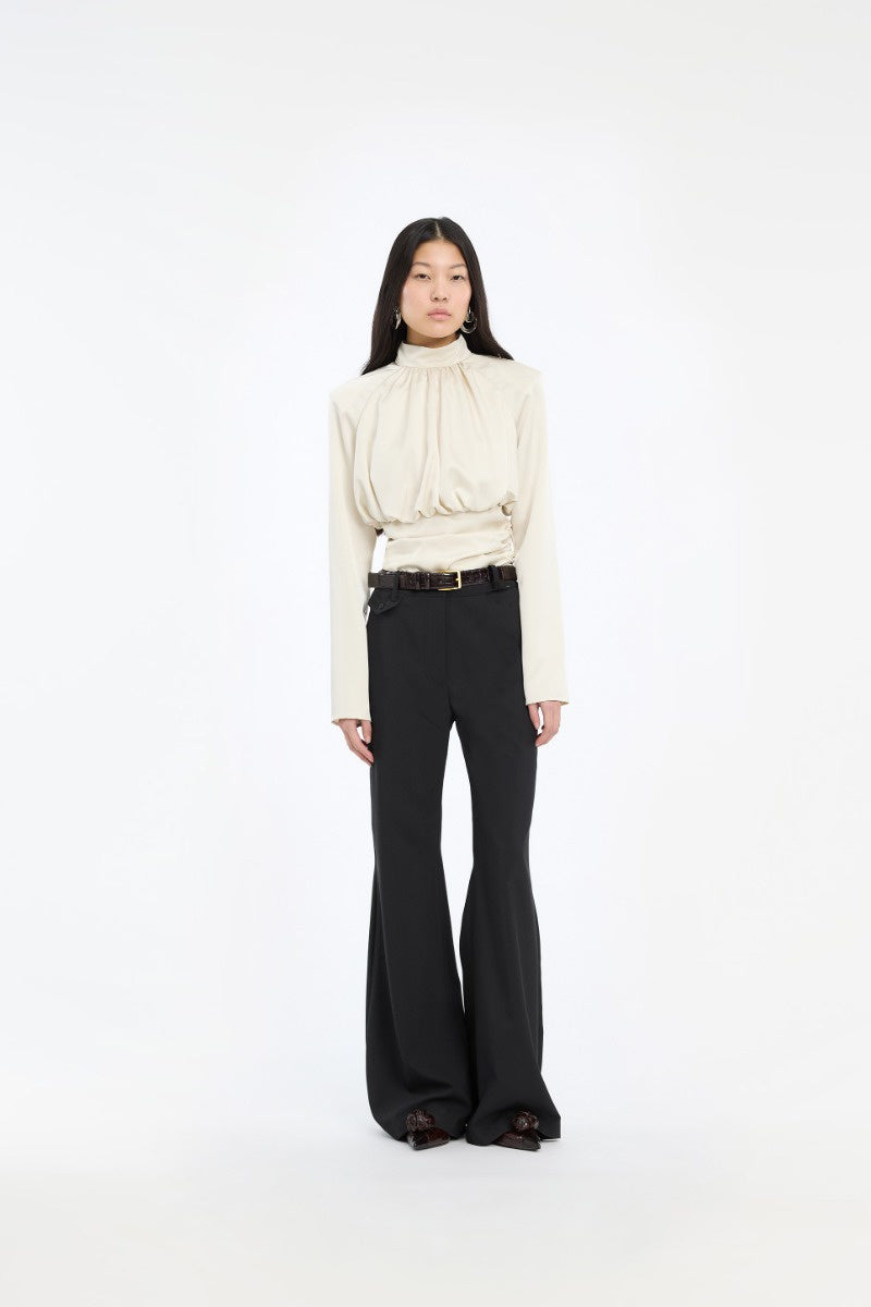 ROT Ruched Long Sleeve Top