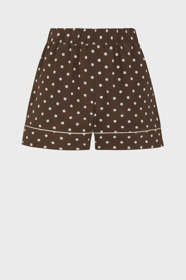 PAR Brown Polka Dot Shorts
