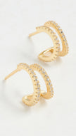 SHA Double Pave Hoop