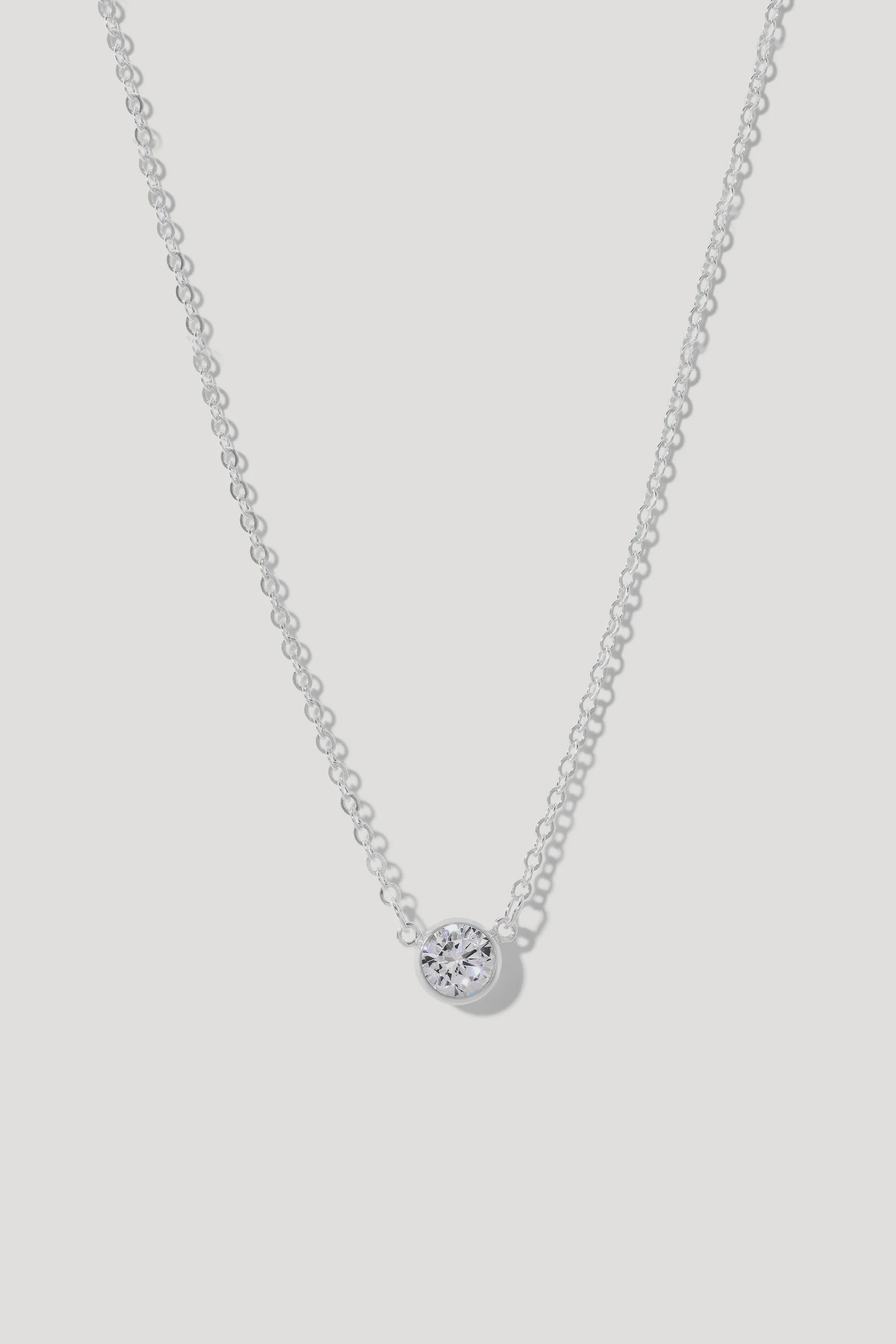 MIR Silver Dainty Necklace