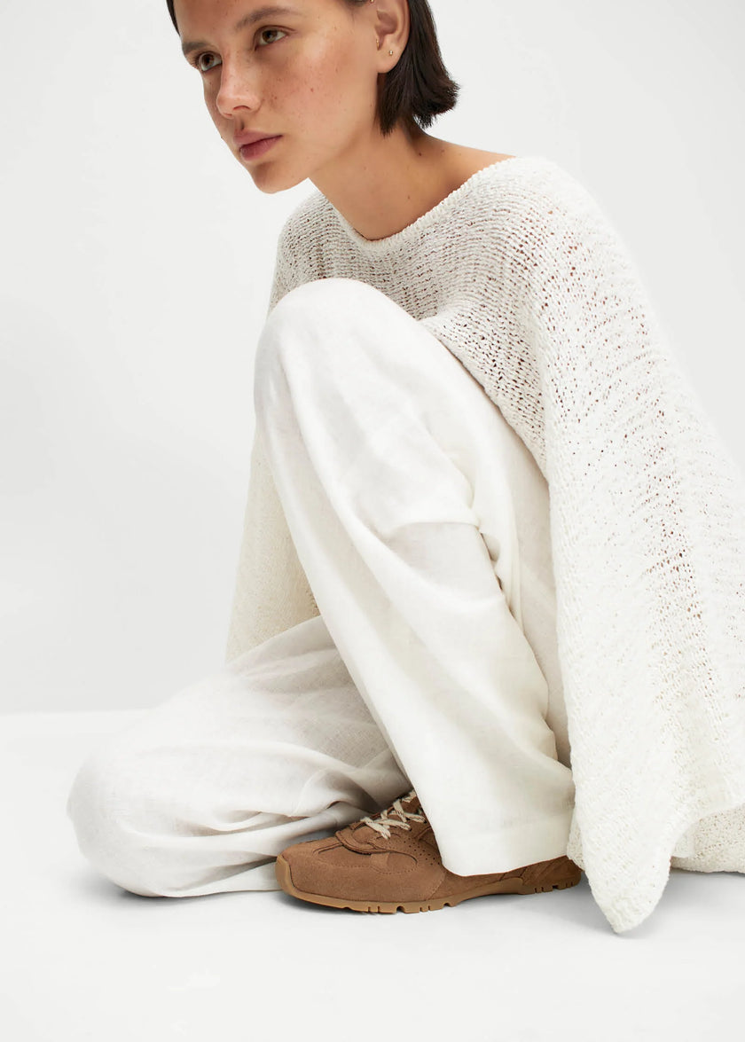 ALOHAS Suede Brown Leather Sneakers