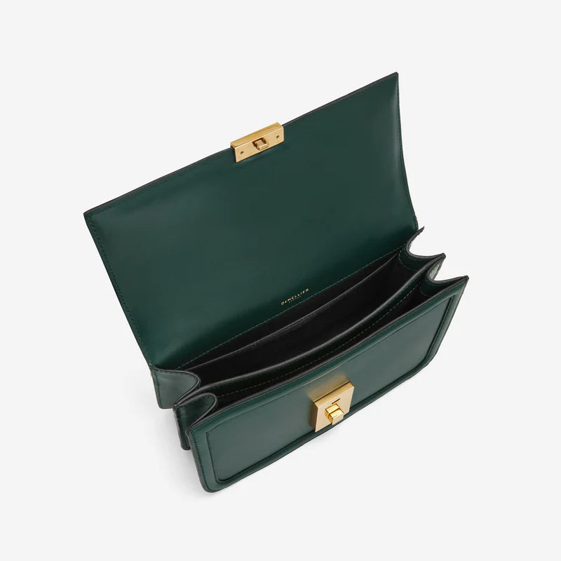 DE Green Smooth Crossbody Bag