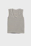 PWT Striped U Neck Tank