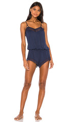 EBE Navy Lace Romper