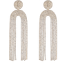 DAN Long Crystal Earrings