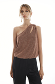 KRI Shimmer One Shoulder Tank