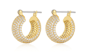 LUV Mini Diamond Pave Hoops