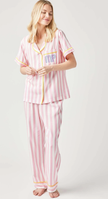 KAT Retro Stripe PJ Pant Set