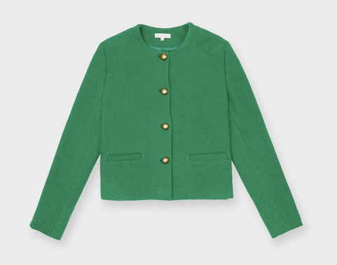 AM Green Cardigan Jacket