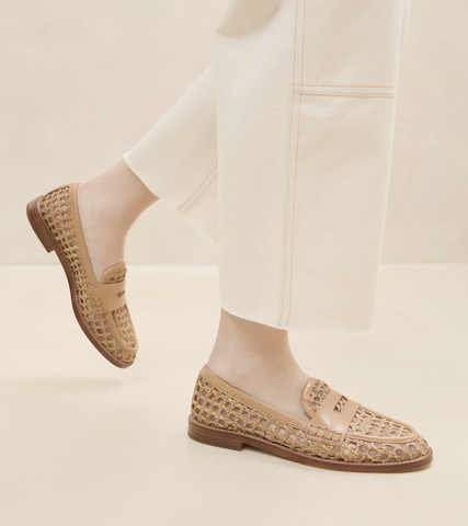 LOF Natural Woven Loafer