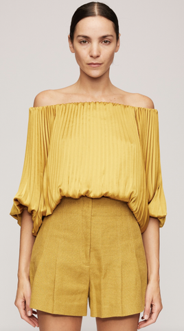 ALC Pleated Off Shoulder Top